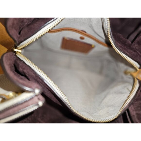 Coach Glovetanned & Pebble Leather Harmony Hobo Colorblock Shoulder Bag - Picture 14 of 16